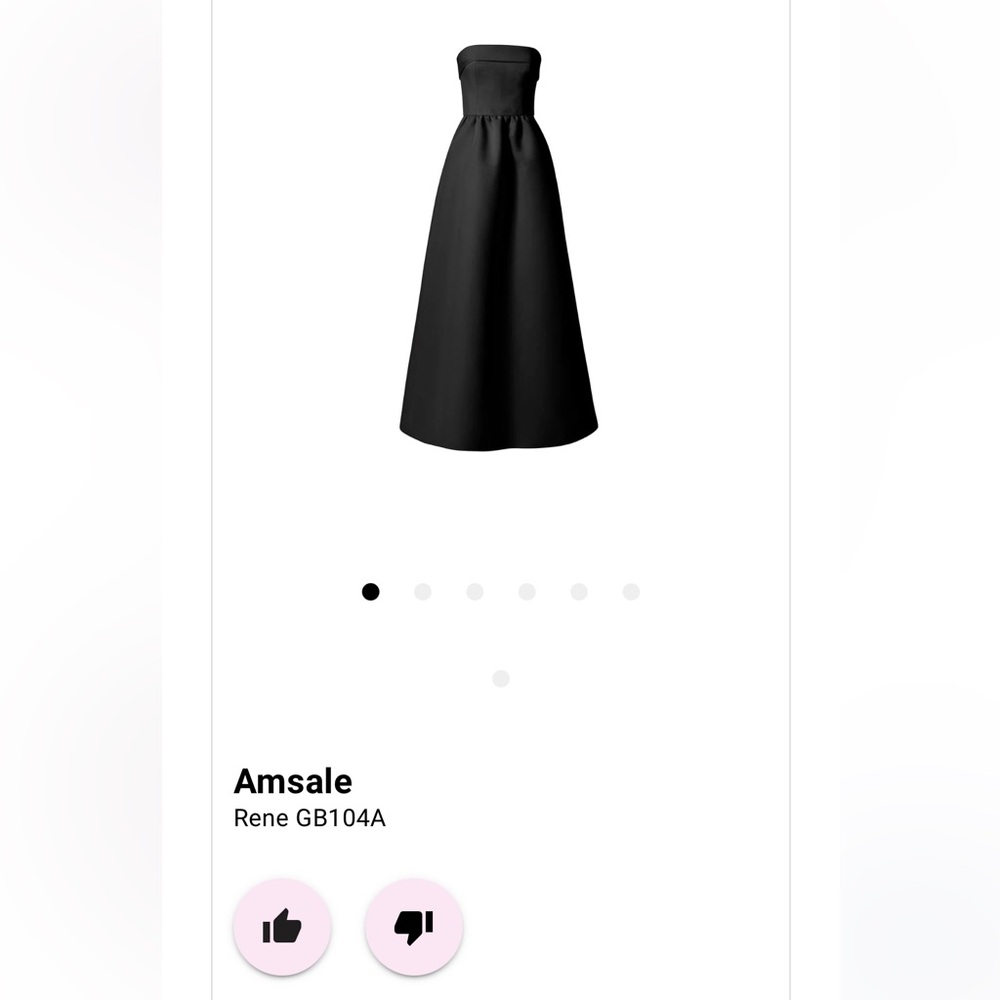 AMSALE BLACK BRIDESMAID’S DRESS!